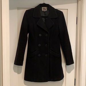 Vintage Volcom Black Peacoat